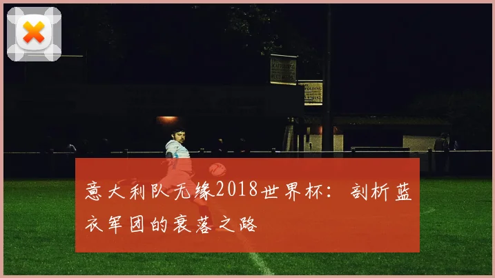 意大利队无缘2018世界杯：剖析蓝衣军团的衰落之路