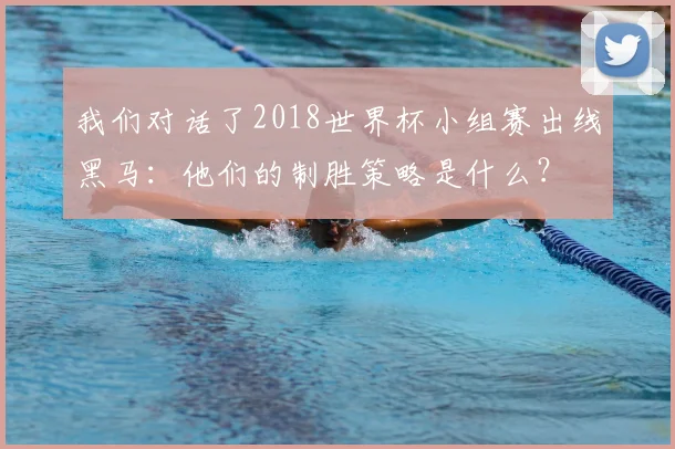 我们对话了2018世界杯小组赛出线黑马：他们的制胜策略是什么？